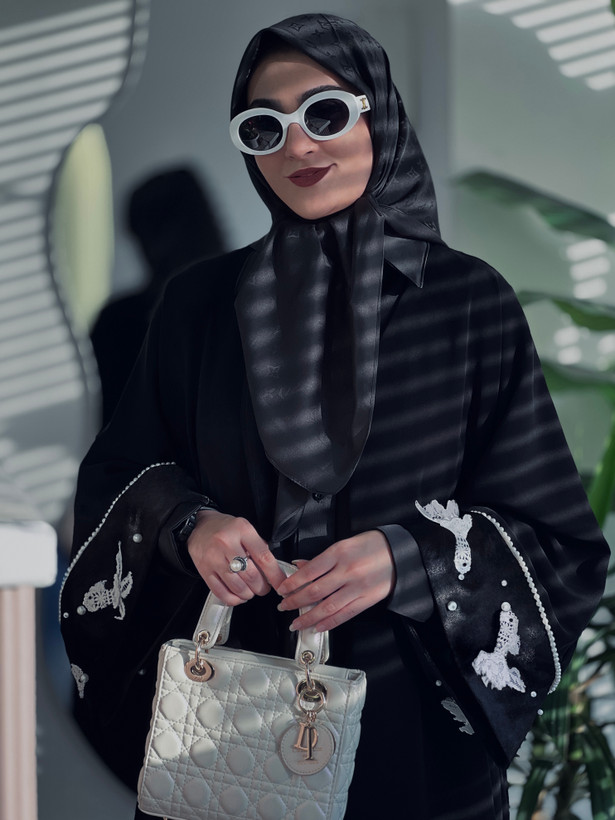 عبای بلند لوکس ماه و ماهی